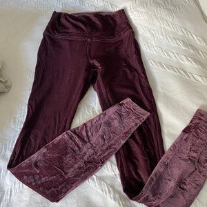 Lululemon Velvet Wunder Under High Rise Leggings